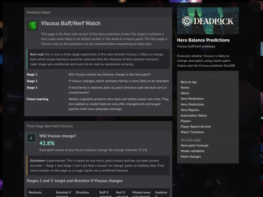 viscous-predictions screenshot