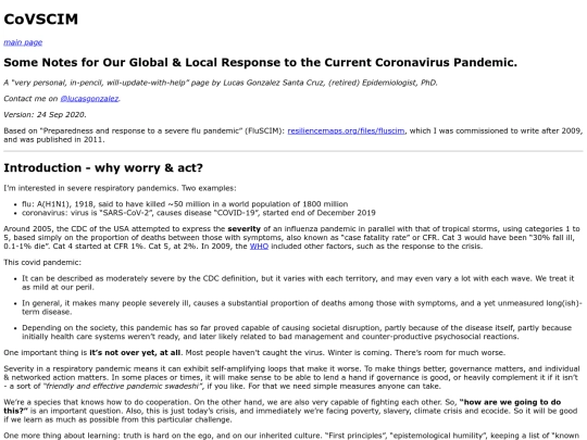 CoVSCIM screenshot