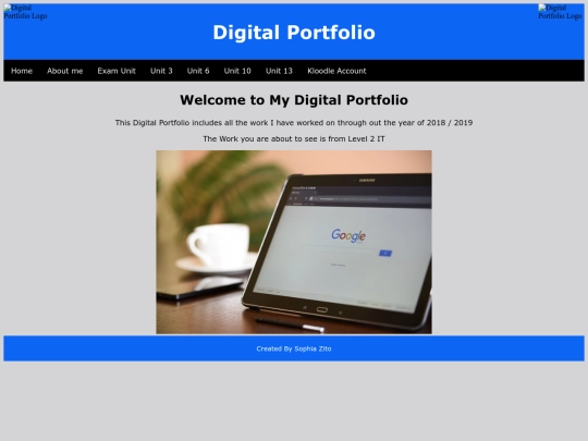 Digital_Portfolio screenshot