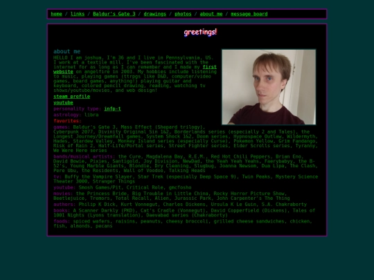 aboutme screenshot