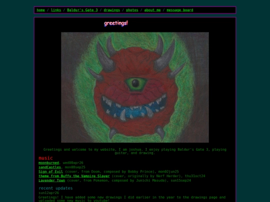index screenshot