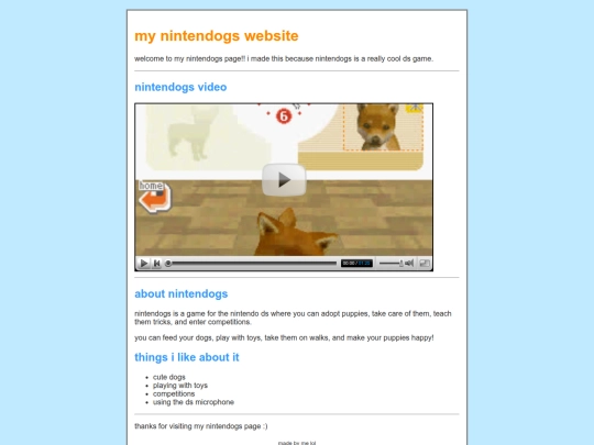 nintendogs screenshot