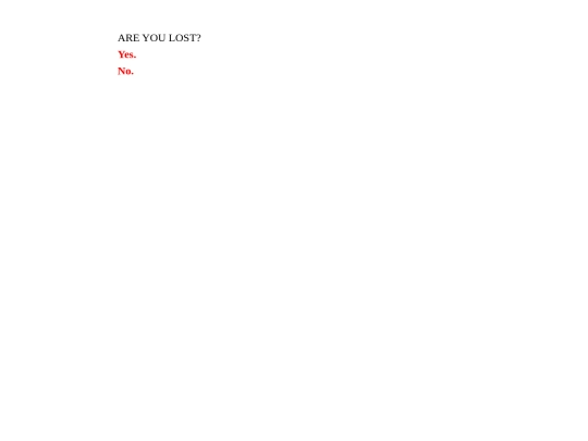 areyoulost screenshot