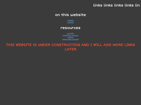links screenshot