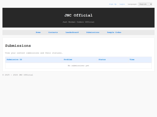 submissions screenshot