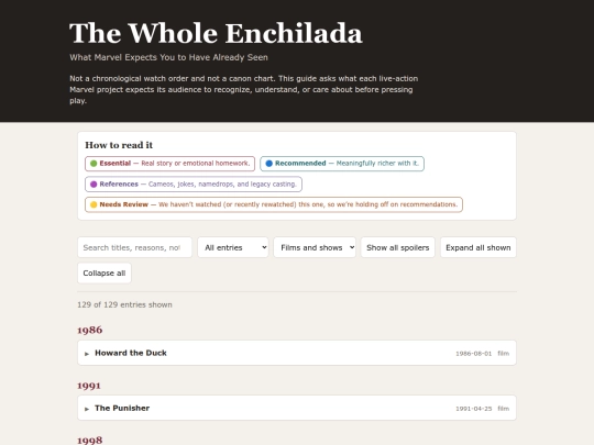 enchilada screenshot