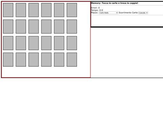 Giochi/autoMemoryCreate screenshot
