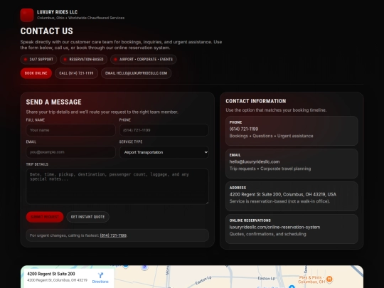 contact-us screenshot