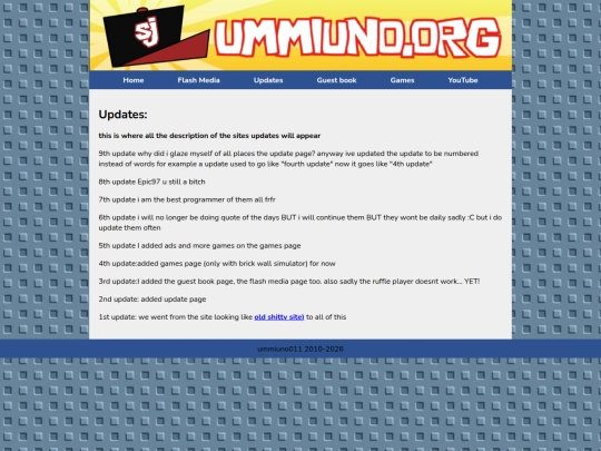 Updates screenshot