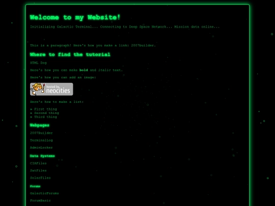 index screenshot