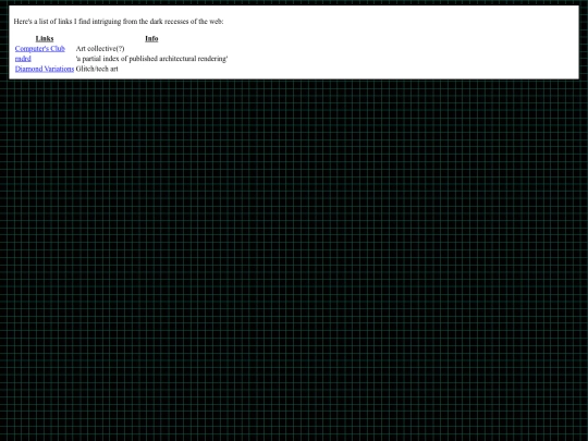 links screenshot