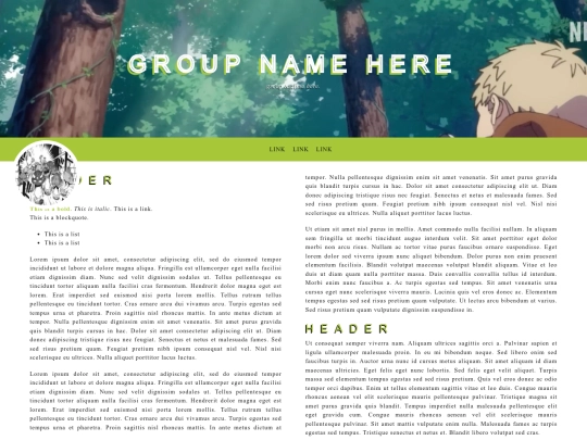 layouts/extensive/single-page screenshot