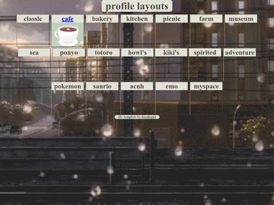 layouts screenshot