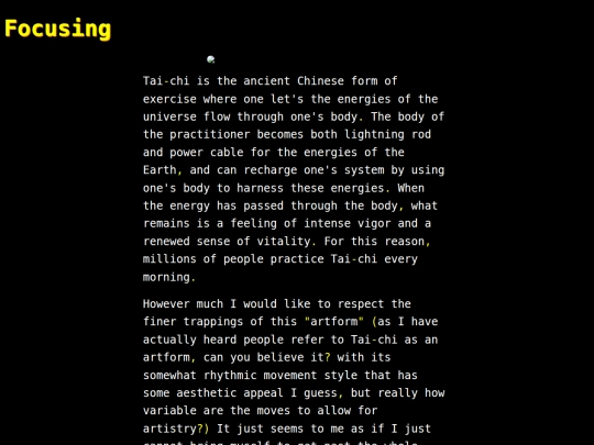words/focus screenshot