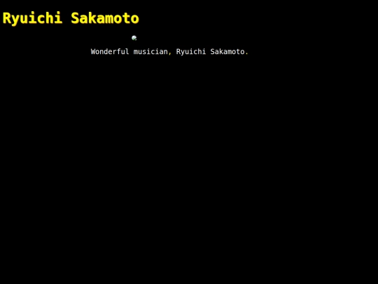 words/ryuichisakamoto screenshot
