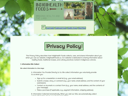 privacy-policy screenshot