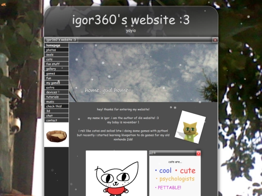 home screenshot
