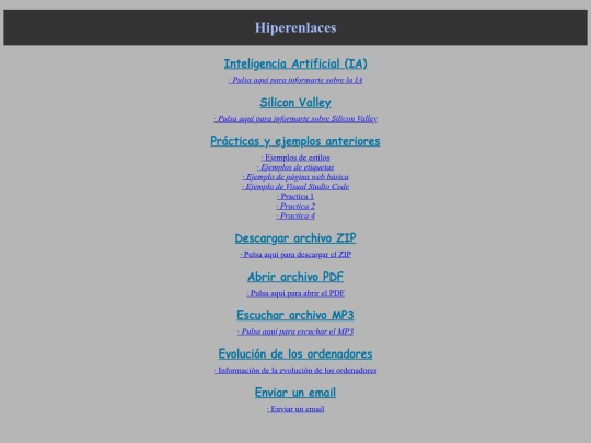 páginas/Hiperenlaces screenshot