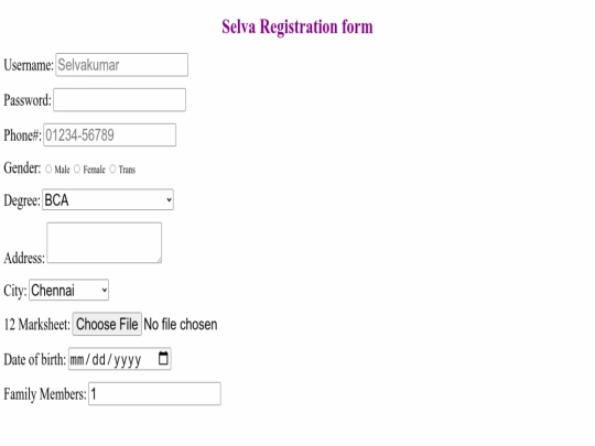 index screenshot