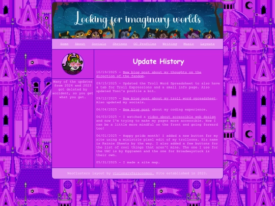 updates screenshot