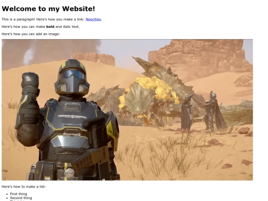 index screenshot