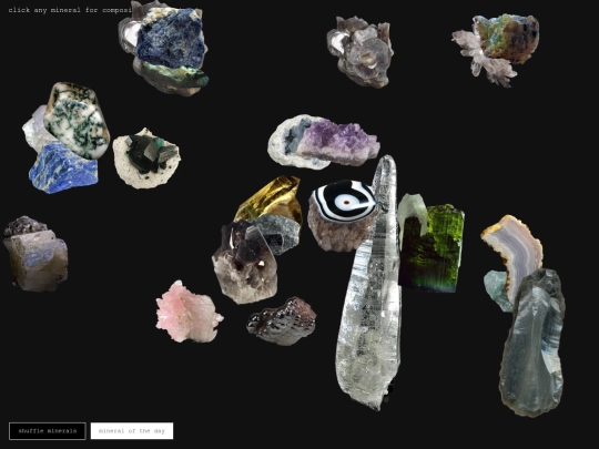 minerals screenshot