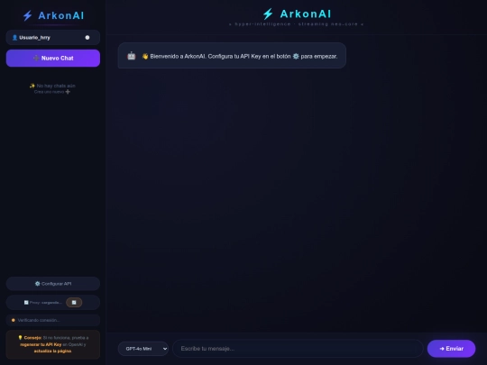 chatbot screenshot