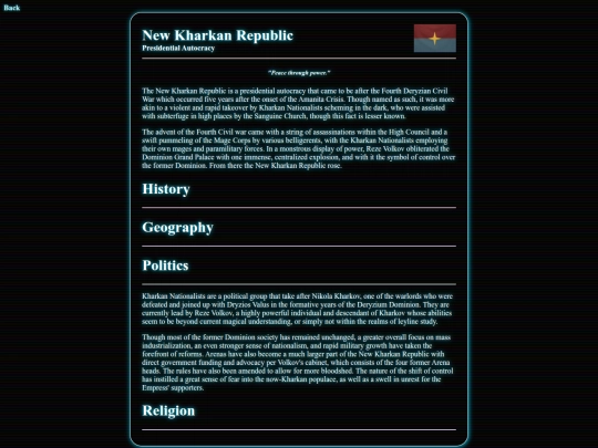 Nations/Deryzium screenshot