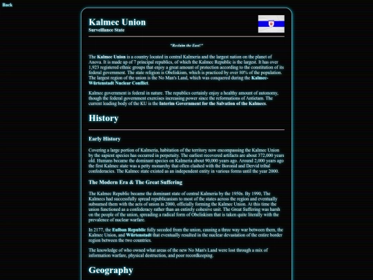 Nations/KalmecUnion screenshot