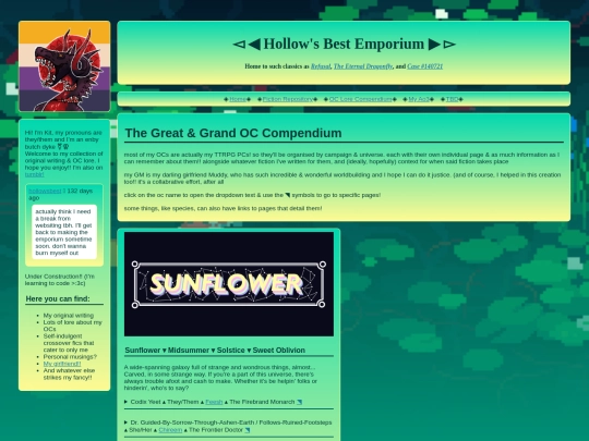 ocs/compendium screenshot