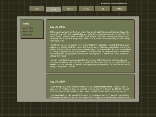 journal screenshot