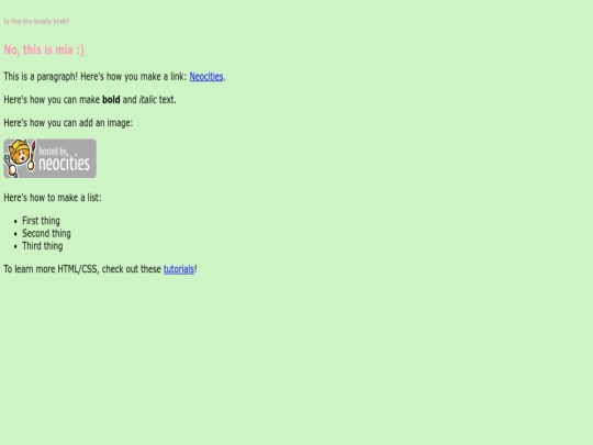 index screenshot