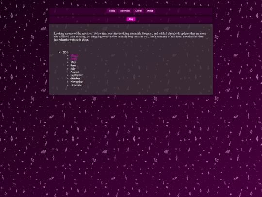 about/blog screenshot