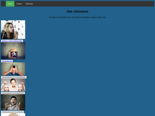 sintomas screenshot