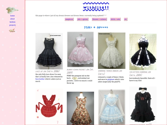 wishlist/jsks screenshot