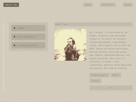 about/aboutme screenshot