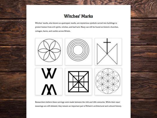 mystery/witchmarks/symbols screenshot