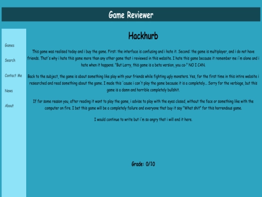 index screenshot
