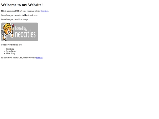 index screenshot