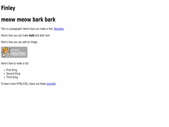 index screenshot