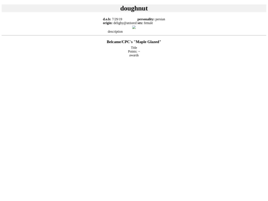 cats/velveteen/doughnut screenshot