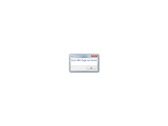 not_found screenshot