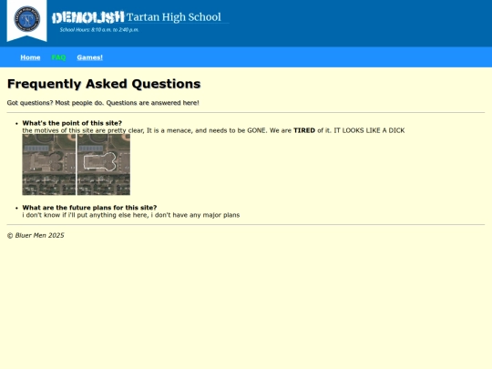 faq screenshot