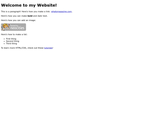 index screenshot