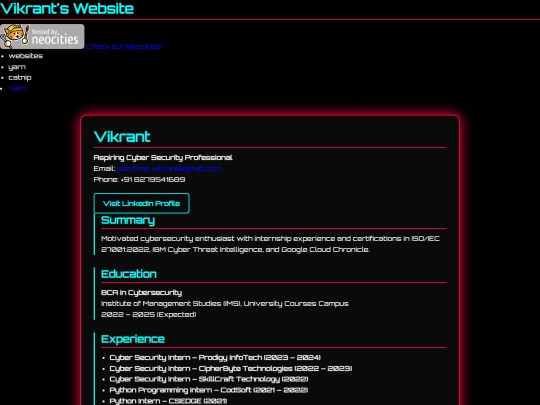 index screenshot