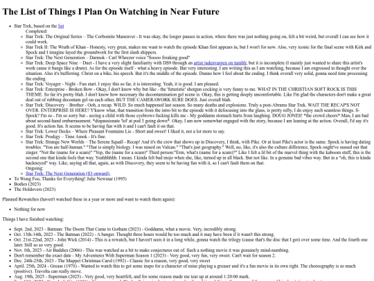 The_List screenshot