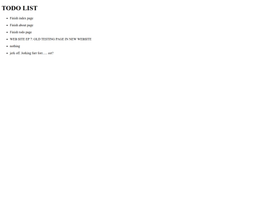 todo screenshot