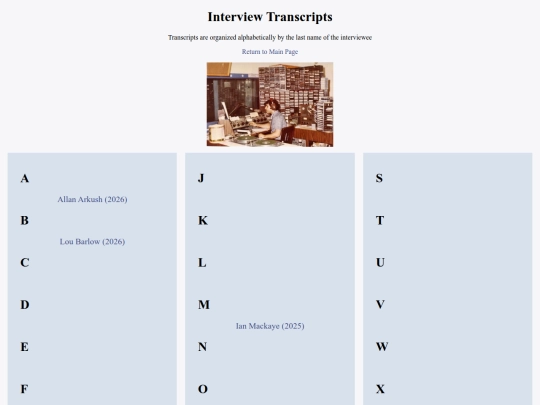 Transcripts screenshot