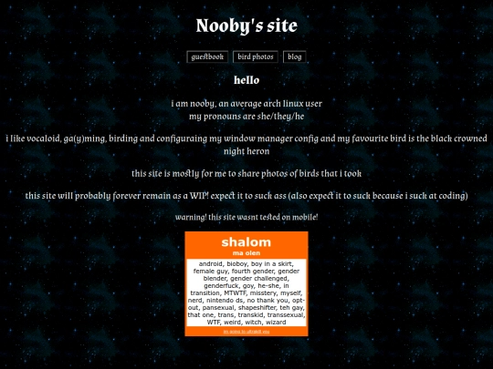 index screenshot