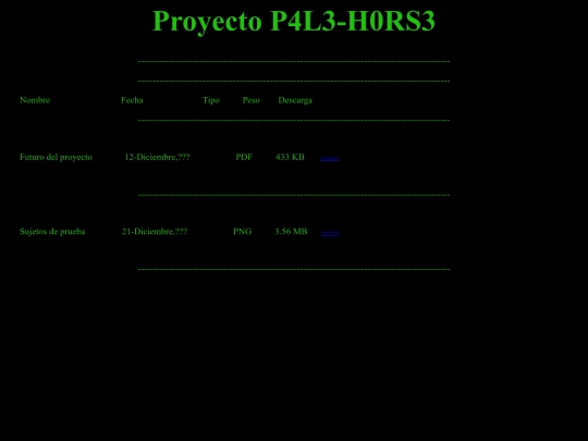 GRdskjbert43g4568eFH/Archives/P4L3-H0RS3 screenshot